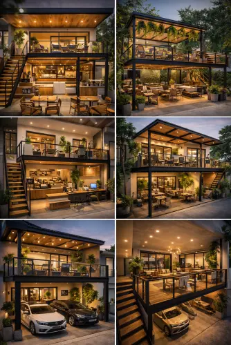 Mezannine Cafe Modern di Jakarta Utara